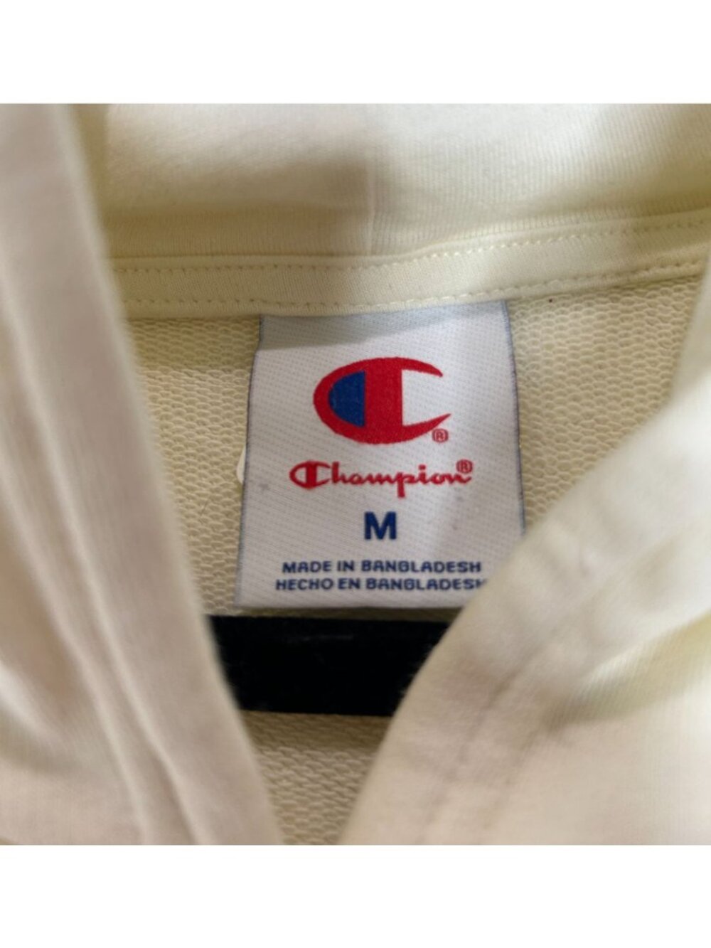 NWOT Champion Women's Medium Buffalo Bills Oversized Cropped Hoodie, MSRP $59.99 - Picture 3 of 3